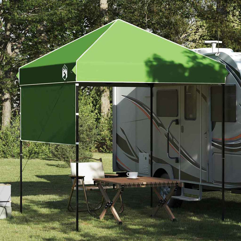 Canopy Tent Manual Fabric Outdoor Shade Pop-up Event Party Modern Large, Green