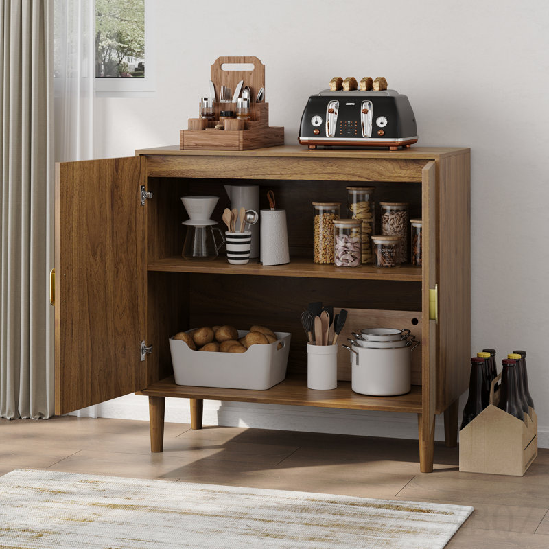 Buffet moderne - Design, avec intérieur spacieux et buffet facile à nettoyer pour le style artistique de la chambre à coucher, le rangement