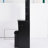 Small Bedroom Vanity In Black, With Cushioned Stool & Big Sliding Mirror, Multi-Layer Storage For Confined Areas Dresser Large Multi-Layered Storage, , , Ul-1779415784