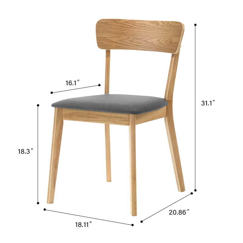 Khala 18'' H Fabric Upholstered Side Chair