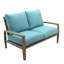 Ensemble de patio complet en teck avec coussins sunbrella avalon