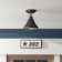 Eilif Vintage 1 Light Semi-Flush With Dark Granite Cone Metal Shade