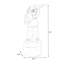 Vert / blanc + gris foncé + résine libre LightGray + objet décoratif en plastique