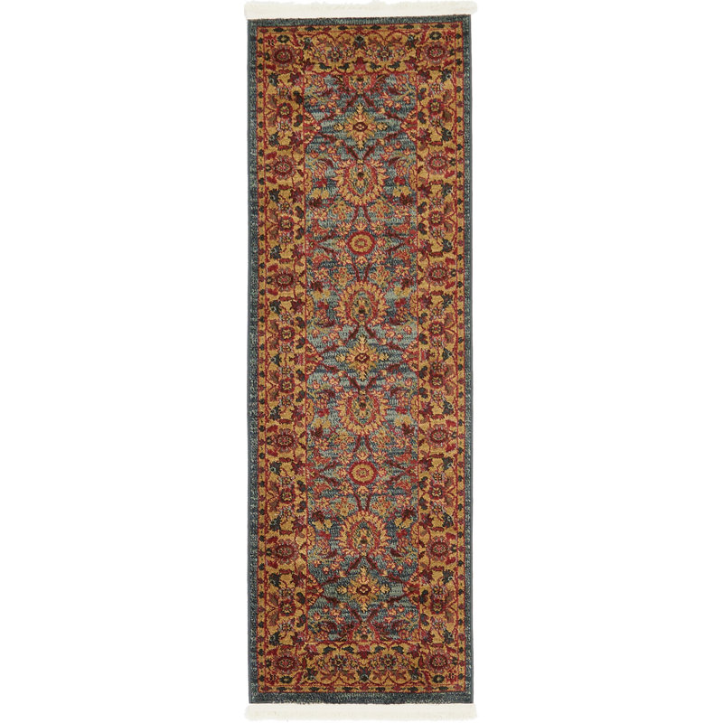 Moore Floral Indoor Rug, Runner 2' x 6'1"