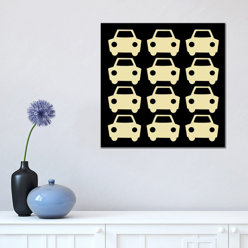 Beep Beep Cars by 5by5collective - Wrapped Canvas Print, 45.72 cm H x 45.72 cm W x 1.91 cm D