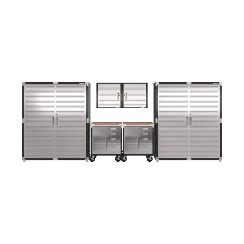 Seville Classics UltraHD® 6-Piece Storage Cabinet System, 14.6' Wide