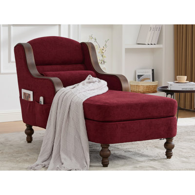 Chaise longue en chenille