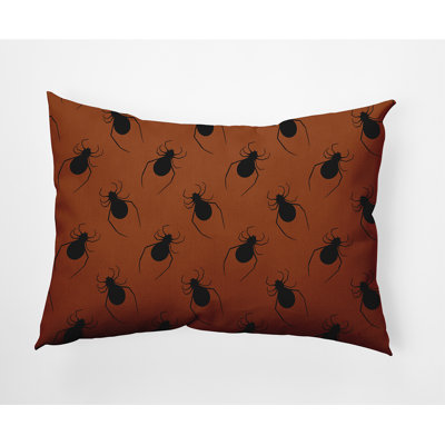 Spider Pattern Decorative Throw Pillow Rectangle