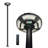 Fontane 750-LED Solar Lamp Post with 10' Steel Pole and Remote-1064253715-1067519924