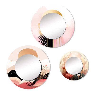 Adymn Metal Round Mirror