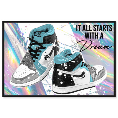 Holo Style Dream Sneakers Canvas Sneaker Prints by