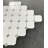 Diamond With Dot Marble Mosaic Tile-113459199