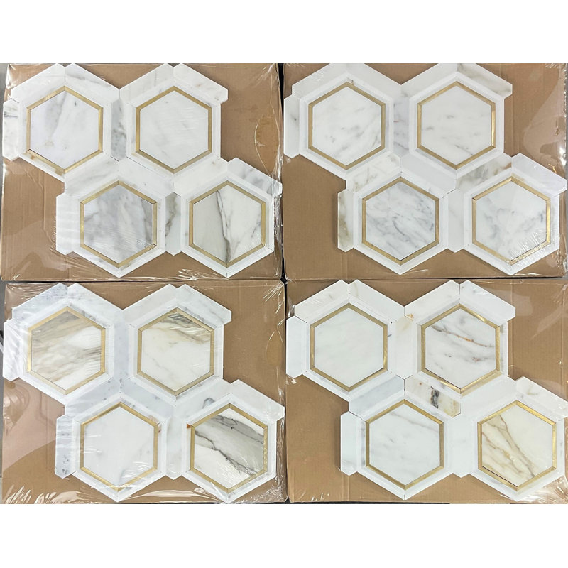 Honeycomb Mosaic Wall & Floor Tile