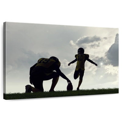 Sireci Football Kick Silhouette