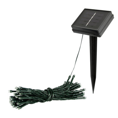 590Cm LED Solar Powered 50 - Bulb Mini String Light
