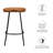 Concord Backless Wood Bar Stools - Set Of 2 In Black-94387539-94387538