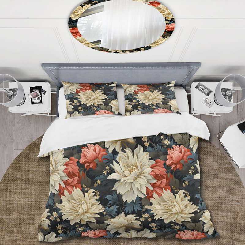Ensemble de housse de couette Ornate Damask Legacy, Housse de couette pour très grand lit et 2 très