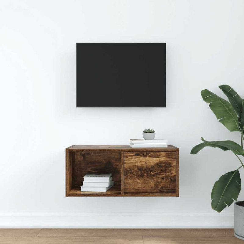 Unfinished Floating TV Stand for TVs up to 28"
