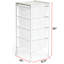 Commode de rangement roulante 4 tiroirs Suprima-88168366