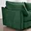 Canapé 3 places en U en chenille, repose-pieds amovibles, tiroirs de rangement coulissants, ligne épurée en forme de croissant, expérience confortable avec chenille, rangement, enveloppé et accoudoir, plusieurs-798652443