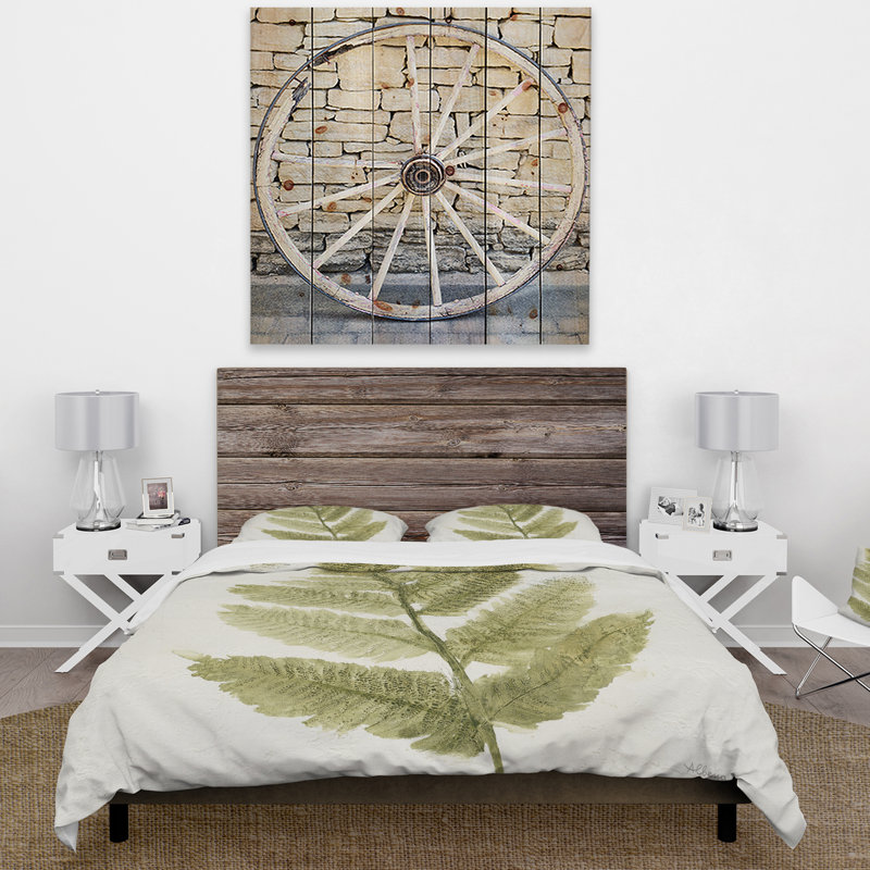 Simple Forest IV - Farmhouse Duvet Cover Set - Microfiber Polyester, Full/Queen Duvet Cover + 2 Shams
