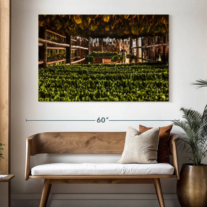 Harnek Tobacco Barn, 34" H x 51" W