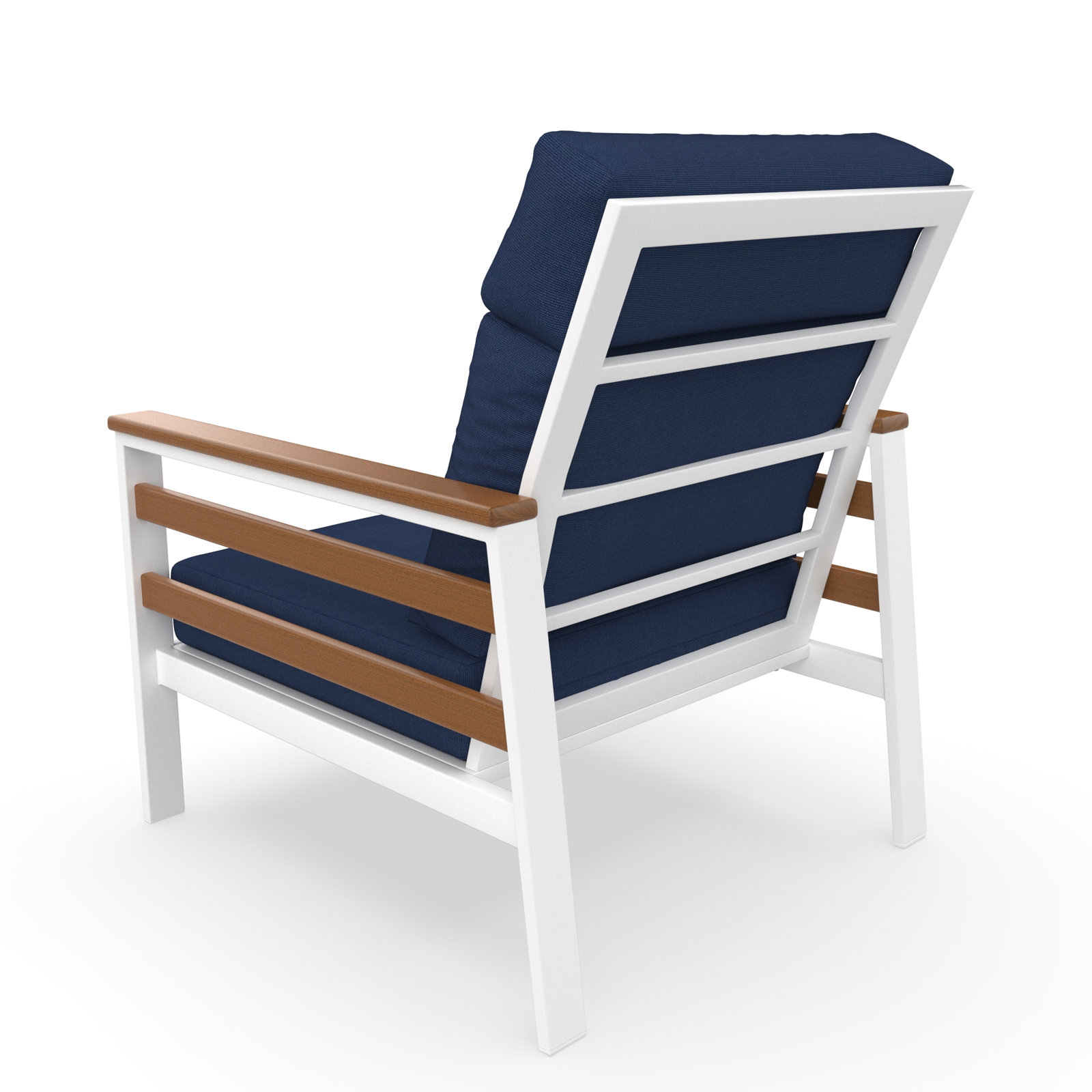 Townsend Sunbrella® Patio Lounge Chair, Canvas Navy