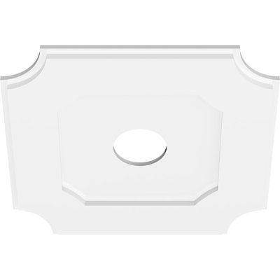 Médaillon de plafond contemporain en PVC de qualité architecturale 20 po x P 4 po x P 12 po x P 1 po