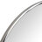  Korra Round Polised Nickel Mirror 30 inch, Silver Circle Wall Mirror, Metal Frame Round Bathroom Mirror, Modern Round Mirror for Vanity & Entrway-1272566532-1272566531