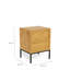 45.6 cm W Steel Bedside Table
