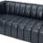 Modern Sofa Ulysses 83" Genuine Leather Sofa