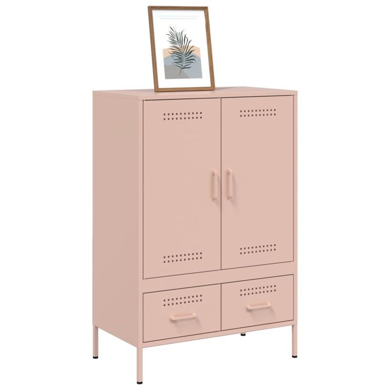 Storage Cabinet, Antique pink and pink