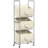 120L Vertical Rolling Laundry Hamper With Removable Bags, 3 Section Laundry Baskets With Wheels, Space-Saving 3 Tier Laundry Sorter For Small Spaces, Dorm, Bedroom, Bathroom, Laundry Room