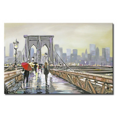 Abstraction - Wrapped Canvas Painting