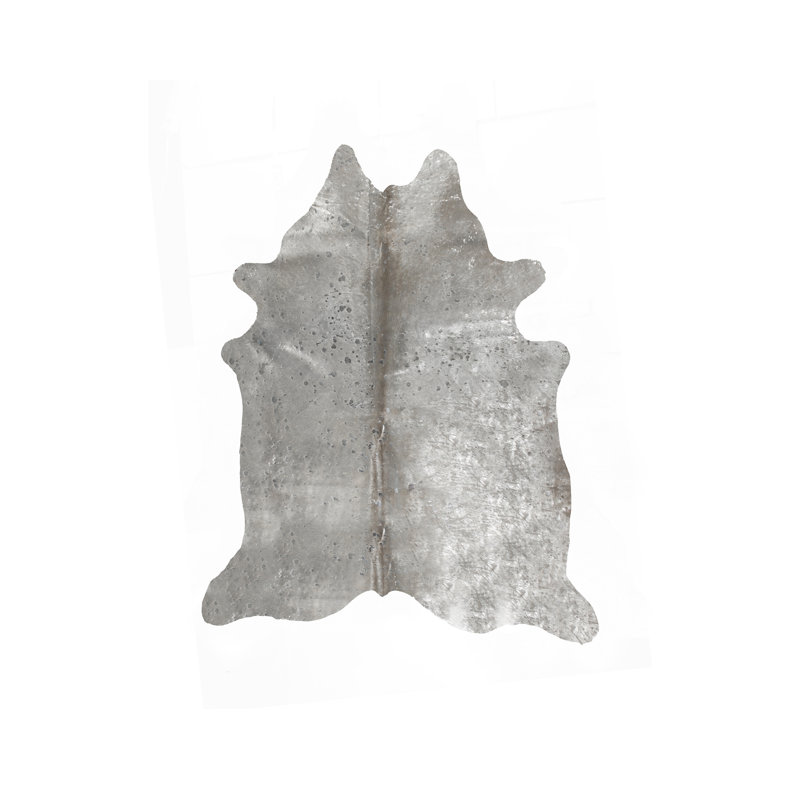 Tapis gris / argenté Houchin, Nouveauté 6 pi x 7 pi