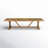 Solid Wood 10-Person Outdoor Dining Table