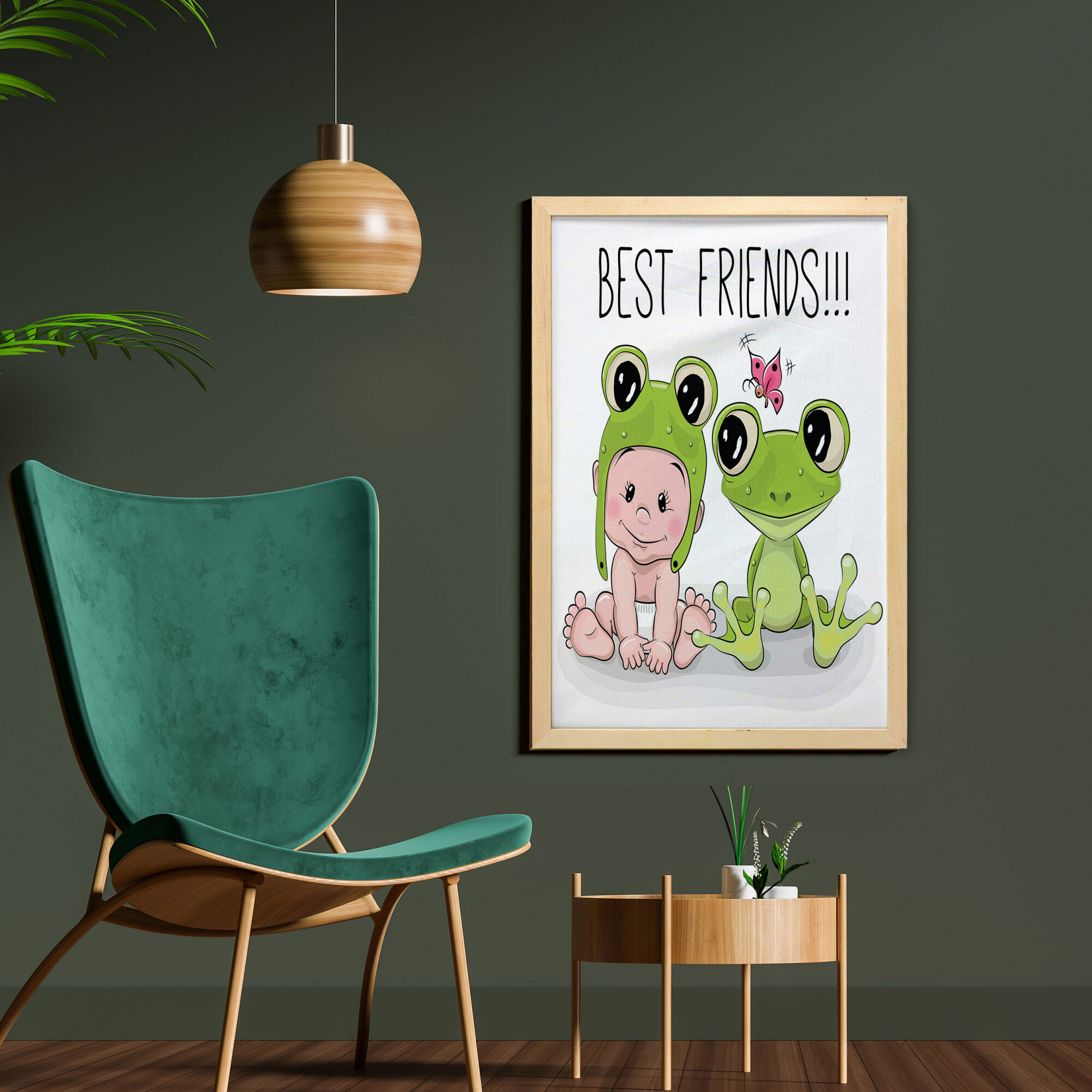 Frog Prince Fabric, Wallpaper and Home Decor