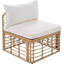 Mobilier de balcon toutes saisons - 7 pièces avec coussins et coussins épais