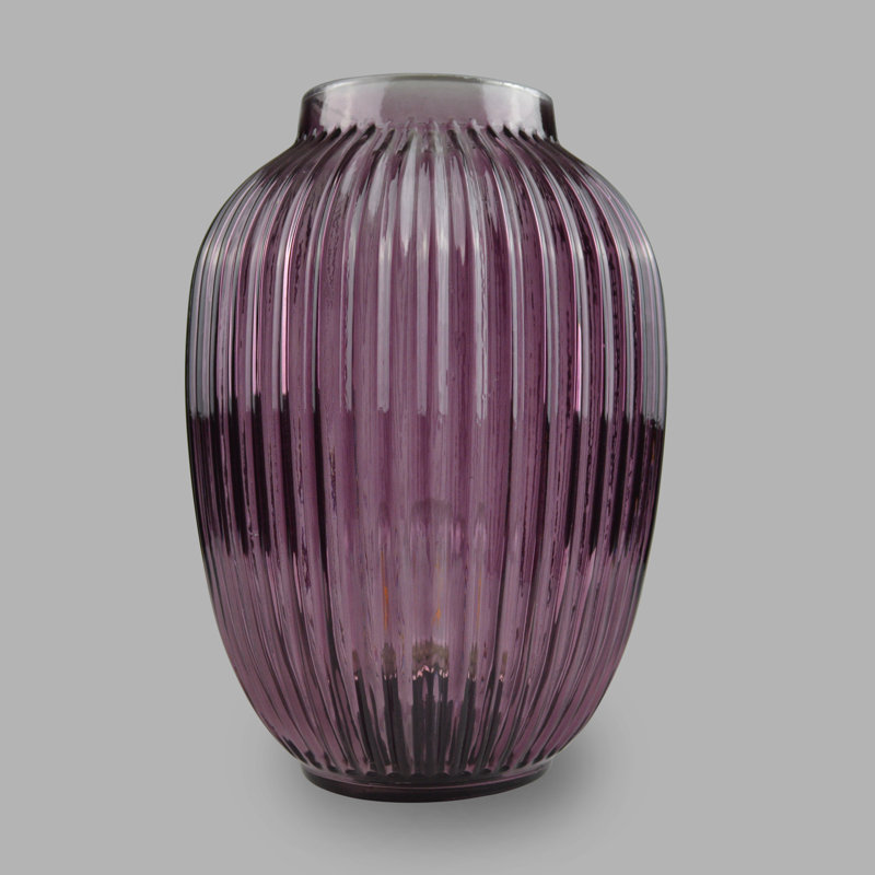 Glass Novelty Lamp, Purple