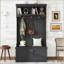 Arbre d'entrée 35,4 "avec banc à chaussures, portemanteau et armoire de rangement-129045957