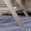 Table d'appoint, finition brune