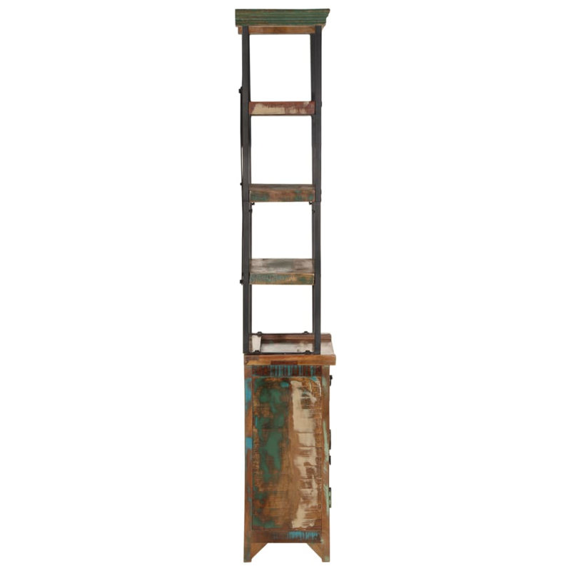 17 Stories Highboard 21.7"X11.8"X70.9" Solid Wood Reclaimed