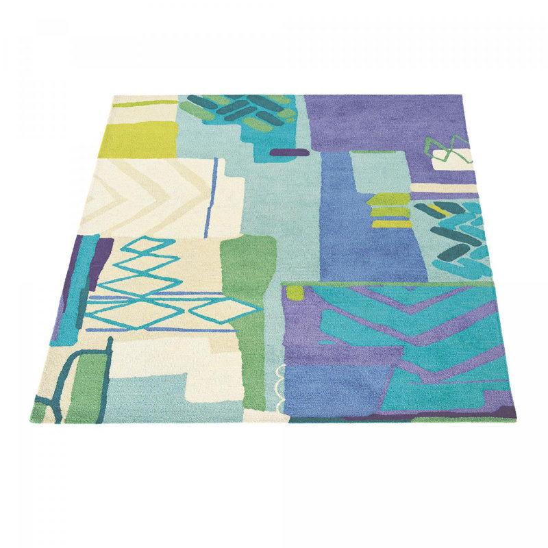Abstract Flatweave Area Rug, Rectangle 170 x 230cm