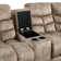 3-Piece Modern And Upholstered Soft Manual Reclining Sectional With Cupholders And Storage