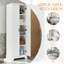 Armoire de rangement d'appoint avec tablette réglable-1403230605