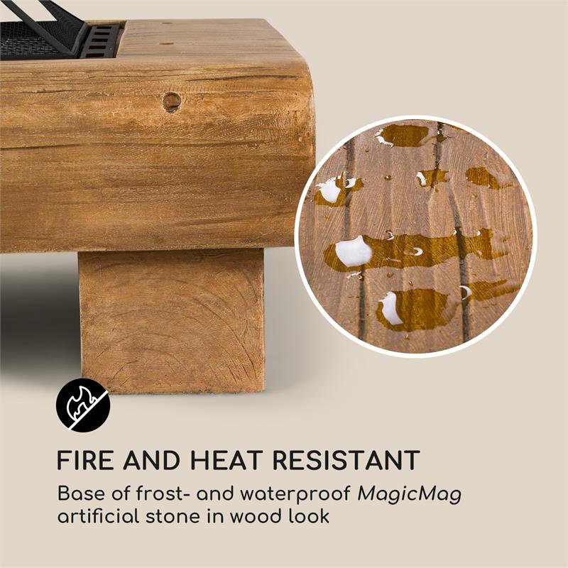 Square Stone Smokeless Fire Pit