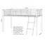 Single (3') Bed Frame Loft Bed by Isabelle & Max-93706691
