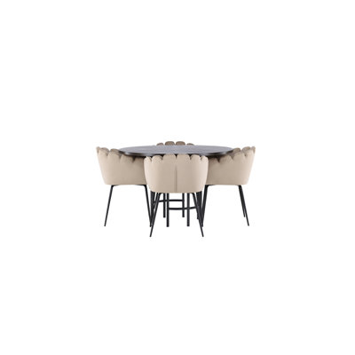 Adaline 4 - Person Dining Set