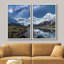 Neige blanche, montagne de l'Arctique, voie laiteuse, galaxie, photographie de paysage-101752177-101752175