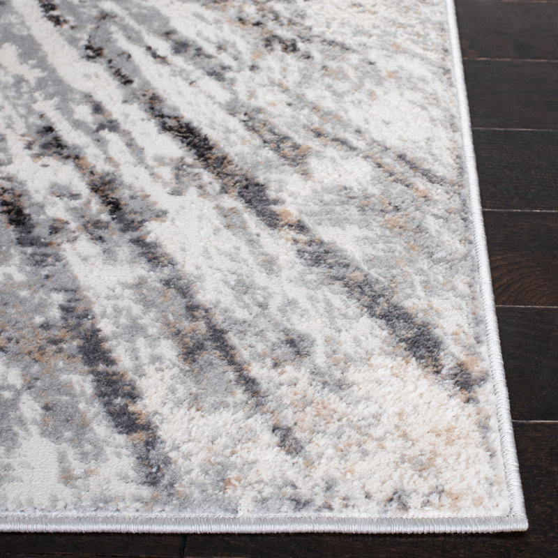 Koziol Cotton Abstract Rug, Rectangle 10' x 14'
